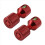 Conjunto de dois pinos de alinhamento de flange de 1-1/8 polegadas em alumínio 6061 com nivelador. 2