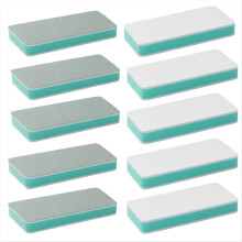 10 Pack Jewelry Buffer Blocks Silver Buffing Polishing Blocks Silver Ring Shiny Block Double-Sided Sanding for Wooden