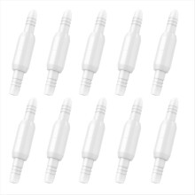 Connecteurs pivotants pour tubes d'oxygène, connecteurs rotatifs à 360, anti-enchevêtrement, lot de 10