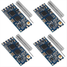 Modulo porta seriale wireless SI4463 433 MHz -12 1000 m Sostituisci Bluetooth 4 pezzi