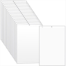 Job Ticket Holders 6x9 Inches Shop Ticket Holders Dry Erase Pocket Sleeves Work Order Plastic Sleeves for Classroom Home