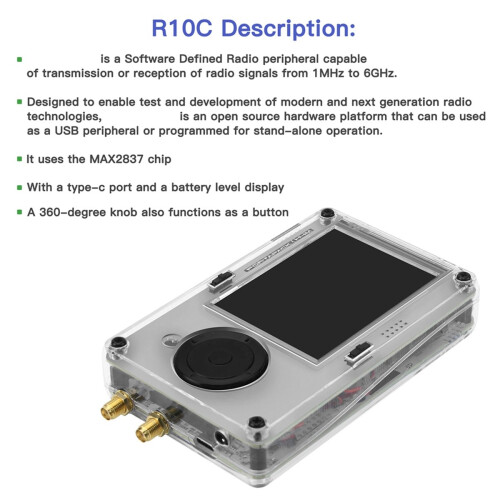 Νέο Portapack H4MS H4M με πλαστικό κέλυφος για ένα R10C SDR 1