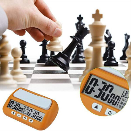 Professional Board Game Timer Count Up Down Competition Hour Meter Table Games Chess Clock for International Chess 1