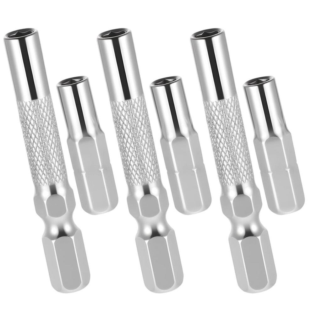 1/4 To 4Mm Bit Adapter, 6 Pcs Hex Screw Driver Bit Adapter Magnetic, 1/4 To 4Mm Hex Adapters,For Bits Set 4853165704537