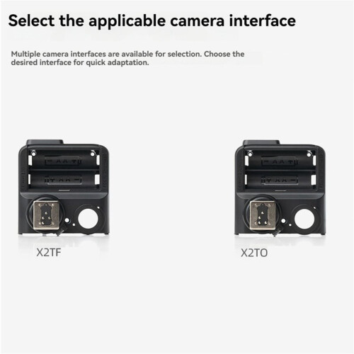 Sapata de flash X2T para substituição de acessórios de flash 2
