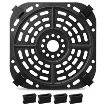Airfryer-accessoires voor AF080 2QT Airfryer 5,6'' X 5,6'' Vierkante Airfryer Grillpan Grillplaat Crisperplaat