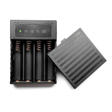 Caixa para 4 baterias 18650 (sem solda) - Fonte de alimentação contínua de baixa corrente - Power Bank - Carcaça removível para bateria móvel