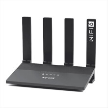 Roteador 4G LTE 300Mbps WiFi 6 sem fio para Nano SIM 5G com suporte a vários idiomas (inglês, francês) e plugue europeu.