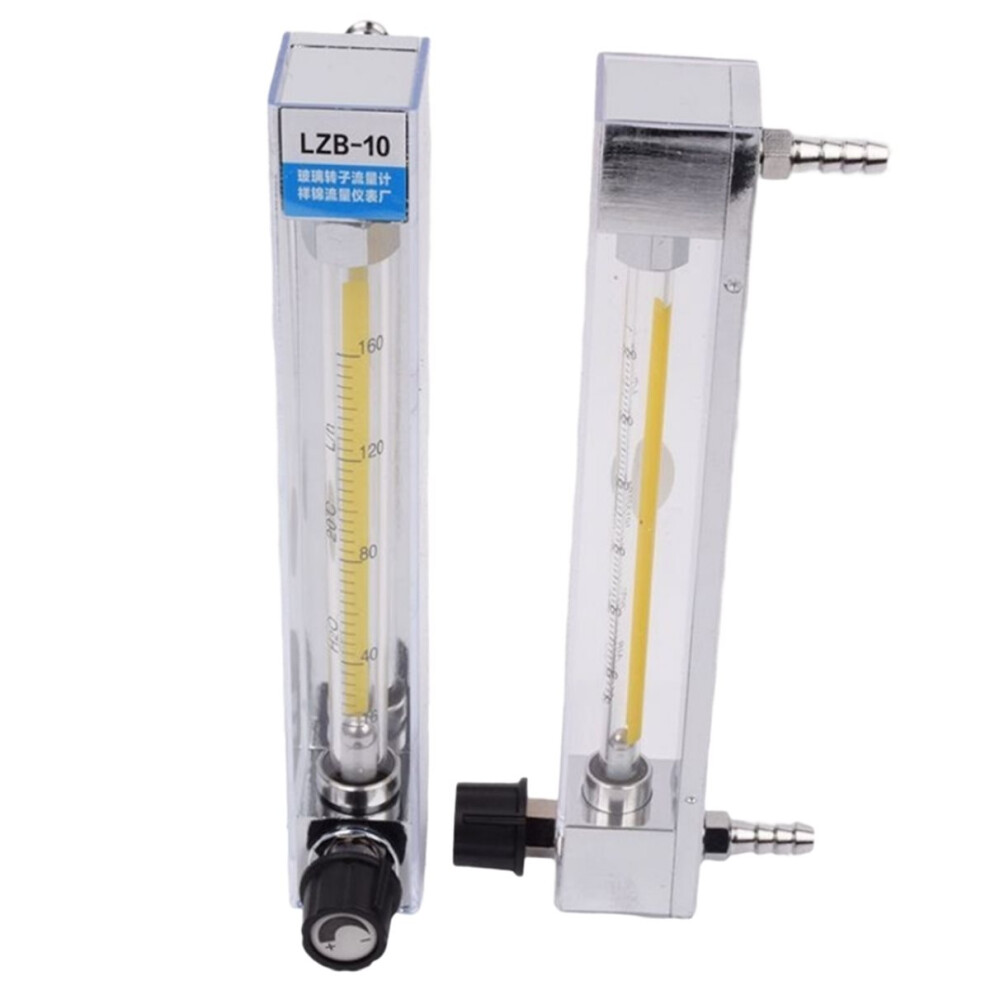 Low Liquid Water Meter 10-100L/H Water Flowmeter Rotameter With Control Valve 4853165735371