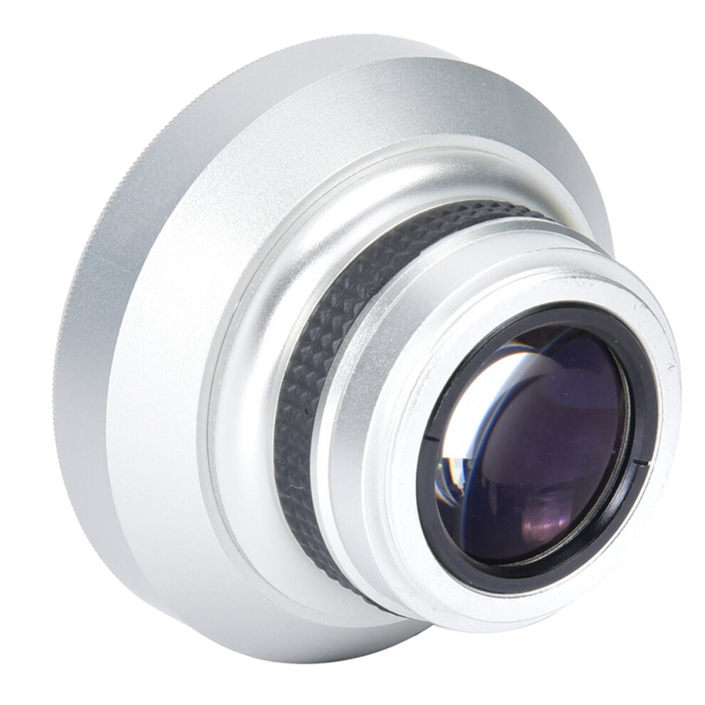 37Mm 0.25X Super Fisheye Lens Universal Fit, 180 Wide Angle Hd Optics For 37Mm Cameras, Anti-Reflective Coating Silver 4853165736675
