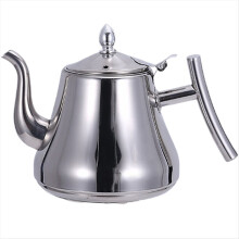 Tea Pot with Filter Thicker Stainless Steel Water Kettle Hotel Coffee Pot Restaurant Induction Cooker Tea Kettle A 1L