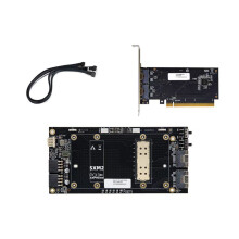 Pre grafickú kartu SXM2 s adaptérom V100, jedným kanálom, základnou doskou X16, rozhraním 8654, externou grafickou kartou