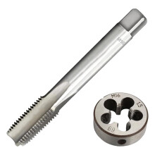 M16 X 1.5 Metric Thread Tap and Die Set High-Speed Steel Machine Tap and Die Set Right Hand Thread Tap