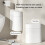 9L Two-Way Automatic Bagging Adsorption Rubbish Bin Trash Can with Lid Home Wall Mount Kitchen Dustbin 4