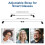 2Pcs Adjustable Eyeglass Strap for //Meta Gen 2 Accessories, Eyewear String Holder for Meta Smart Glasses 3
