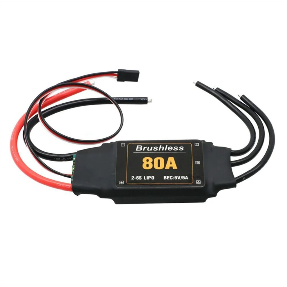 Rc Brushless 80A Esc Speed Controler 2-6S With 5V 5A Ubec For Rc Fpv Quadcopter Rc Airplanes Helicopter 4854054942177