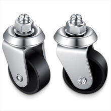 2 ruedas para gato de piso de 4 toneladas, ruedas de hierro fundido para gatos de carreras con vástago de 16 mm, piezas para gatos de piso