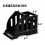 2 Pcs Label Roll Holder, Thermal Label Holder for Rolls and Fan-Fold Labels, Desktop Label Printer Accessory 2