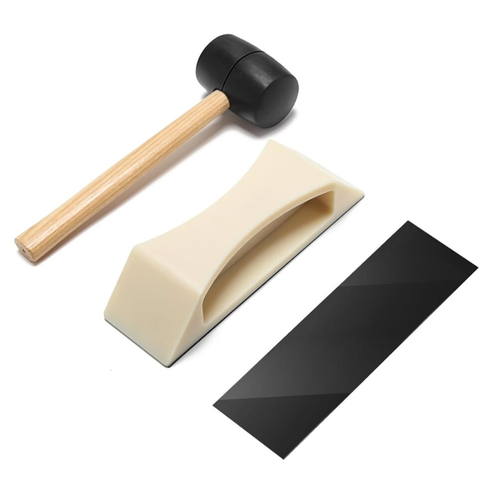 Floor Fixer Tool Kit Plank Grabber With Anti-Slip Mat &Hammer For Laminate,Vinyl And Hardwood Flooring Repair 4854054937388