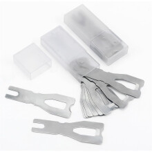 Conjunto de 20 lâminas compatíveis com lâminas de corte, aparador e esquadrejador para pisos vinílicos.