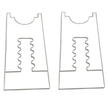 Verstelbare, transparante acryl wandafstandhouder (2-pack) 6,69"-11,34" Bescherm muren, voorkom brandgevaar en voorkom de veiligheid van meubels