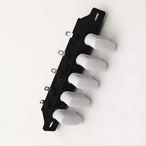 1PCS 5-Key Fan Switch with 4-Speed Control Solderable Piano Button Switch for Floor/Table Fan Maintenance 2