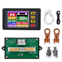 Misuratore di tensione e corrente digitale DC7-200V Voltmetro Tester di capacità della batteria Coulombometro di corrente bidirezionale 100A