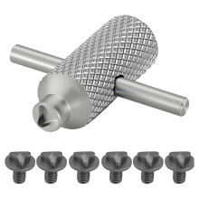 Titanium driehoekige schroevendraaierset voor Microtech, UTX-85, Troodon - Complete messenonderhoudsset