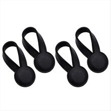 4er-Set magnetische Handtuchhalter aus Leder, mit praktischen Handtuchclips, Magnetverschluss, für Küche und Bad