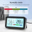 Zigbee Weather Station Digital Thermometer Tuya Hygrometer Electronic Table Clock Temperature and Humidity Sensor Black 3