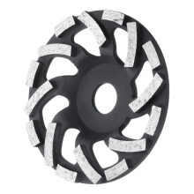 5 inch betonslijpschijven voor het verwijderen van epoxycoating, 7/8 inch as met segmenten