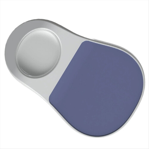 Tappetino per mouse da scrivania per computer con supporto ergonomico per il polso, resistente e antiscivolo, per mouse e tastiera 2