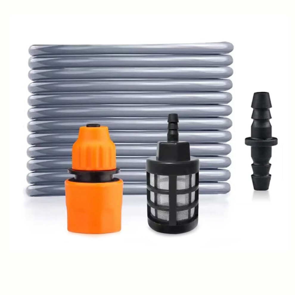 Garden Hose And Plastic Quick Connector Set Id 8Mm Water Tubing Hose Durables Water Hose With Hose Fittings 20M 4853165716875