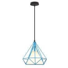 Creative Pendant Lights Modern Pendant Light Blue Iron Metal Ceiling Light 25CM E27