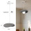 30CM Creative Personalized Pendant Light Indoor Ceiling Light E27 Retro Pendant Light Modern Grey Pendant Lights 5