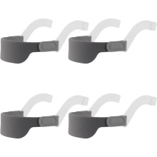 Kit com 4 tiras de reposição compatíveis com máscara nasal, alça de cabeça ajustável com presilhas para os braços.