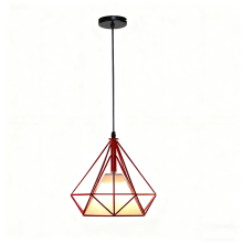 Creative Pendant Lights Modern Pendant Light Red Iron Metal Ceiling Light 25CM E27