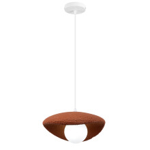 30CM Creative Personalized Pendant Light Indoor Ceiling Light E27 Retro Pendant Light Modern Orange Pendant Lights