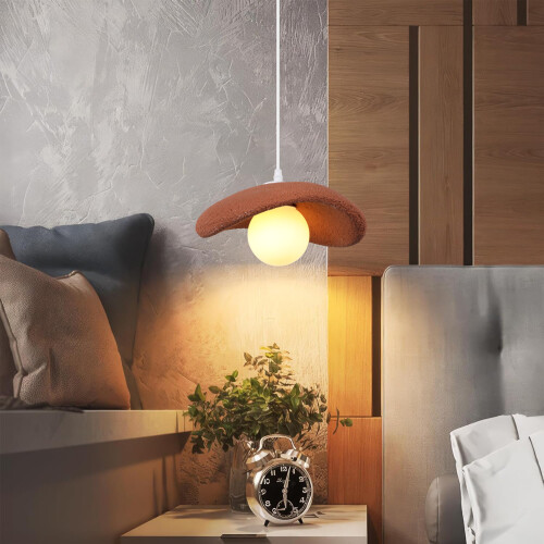 30CM Creative Personalized Pendant Light Indoor Ceiling Light E27 Retro Pendant Light Modern Orange Pendant Lights 1