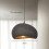 2X 30CM Creative Personalized Chandelier Indoor Ceiling Light E27 Retro Pendant Light Modern Black Pendant Lights 5
