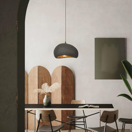 2X 30CM Creative Personalized Chandelier Indoor Ceiling Light E27 Retro Pendant Light Modern Black Pendant Lights 1