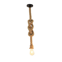 Retro Vintage Pendant Light Hemp Rope (150CM) Industrial Pendant Lights E27 Antique Pendant Lights For Dining Hall Bar Restaurant