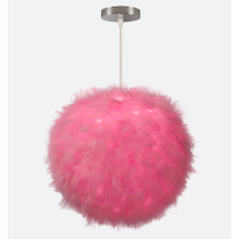 30CM Romantic Pendant Lights Feather Pendant Light Modern Chandelier E27 Nordic Pendant Lights Pink