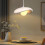 2X 20CM Creative Personalized Pendant Light Indoor Ceiling Light E27 Retro Pendant Light Modern White Pendant Lights 2