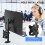 Support PC compact, installation facile, support pour ordinateur, adaptateur pour bureau gaming, support pour écran 2