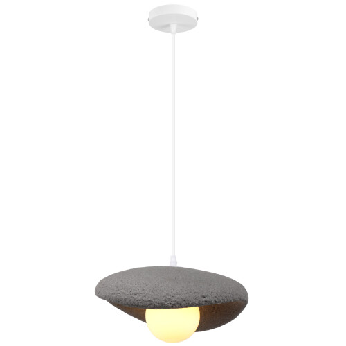 20CM Creative Personalized Pendant Light Indoor Ceiling Light E27 Retro Pendant Light Modern Grey Pendant Lights