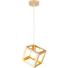 Gold Square Metal Ceiling Lamp Geometric Cube Pendant Light E27 Modern Pendant Lights Modern Pendant Lights For Loft Cafe Bar Restaurant
