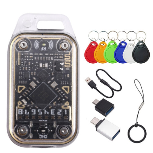 Chameleon V2.0 RFID Smart Chip Reader Emulator NFC Duplicator 125K 13.56Mhz Card Decode+6XUID Keychain Chameleon Ultra 1
