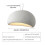 2X 60CM Creative Personalized Chandelier Indoor Ceiling Light E27 Retro Pendant Light Modern White Pendant Lights 5