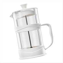 Household French Filter Pot Glass Tea Maker Hand with Filter Brewing Cold Brew Pot Hand-Pour Coffee Pot 800ml